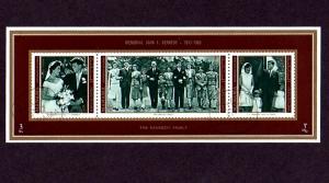 MANAMA - 1972 - JOHN F KENNEDY - JACKIE - WEDDING - FAMILY - IMPERF CTO NH S/S!