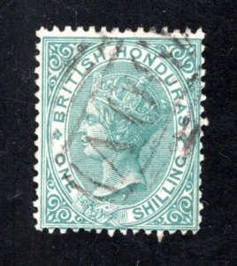 British Honduras, Scott #3,  F/VF, Used,  CV $145.00 ..... 0860002