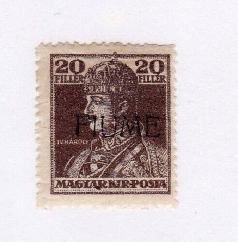 Fiume stamp #22, MH, CV $2.50