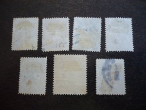 Stamps - Cuba - Scott# 239,241-246- Used Partial Set of 7 Stamps
