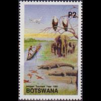 BOTSWANA 1991 - Scott# 501 Wildlife 2p NH