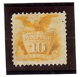 U.S. Used Scott #116 10 Cent Yellow