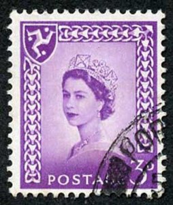 IOM SG2a 3d Deep Lilac on Chalky Paper Fine used cat from 6.50 pounds