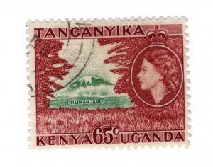 Uganda Kenya Tanganyika #111 Used Stamp - CAT VALUE $2.00