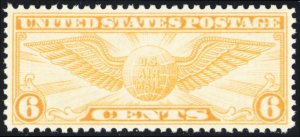 C19, Mint Superb NH 6¢ With Graded 98 PSAG Certificate _* Stuart Katz