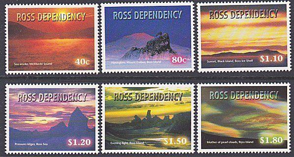 NEW ZEALAND ROSS DEPENDENCY 1999 Night Skies set MNH........................3172