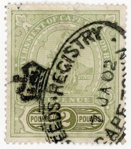 (I.B) Cape of Good Hope Revenue : Stamp Duty £2 (1898)