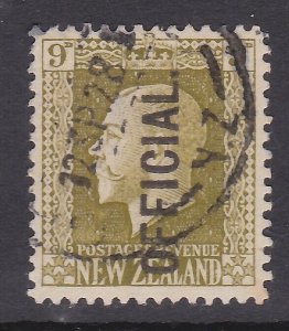 NEW ZEALAND GV 9d OFFICIAL sound used - SG cat c£38........................A5865