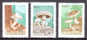 North Korea - Scott #840-842 - MH - Punched perf stuck on #841 - SCV $112.50