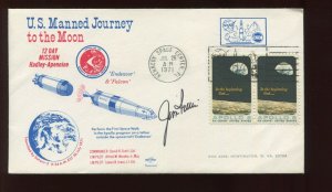 ASTRONAUT JIM IRWIN SIGNED APOLLO 15  LAUNCH COVER LV5410