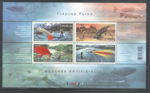 Canada #2087 Flshing Flies SS(4) MNH CV$10.00