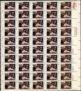 1701, 13¢ Christmas Complete Sheet of 50 Stamps - Stuart Katz