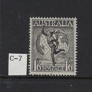 AUSTRALIA SCOTT #C7 1956 AIR MAIL - MINT NEVER HINGED