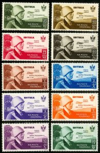 Eritrea Stamps # CB1-10 MLH XF Scott Value $167.00