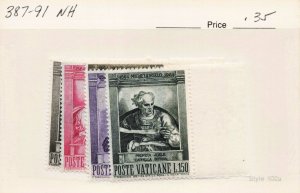 VATICAN CITY  387-91   MNH