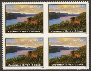 US 5041 Express Mail Columbia River Gorge $22.95 block 4 MNH 2016