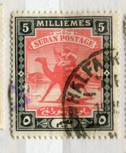 BRITISH EAST AFRICA PROTECTORATE; Early 1900s Came Rider used 5m. value