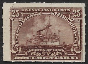 US #R169 25c Battleship