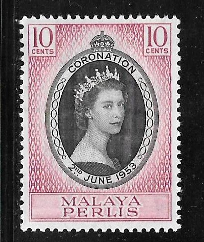 Malaya Perlis 28: 10c Elizabeth II, MH, VF