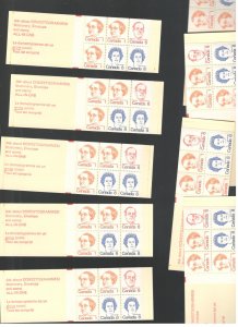 CANADA FULL BOOKLET COLLECTION MNH