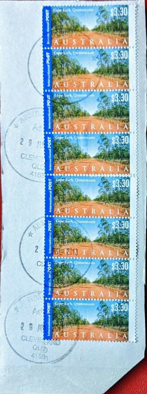 1991 AUSTRALIAN DUCK STAMP EXPO min sheet and $3.30 Cape York Queensland x8 Used