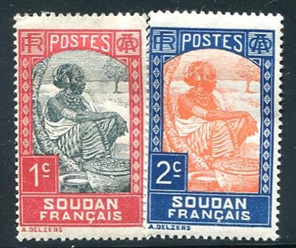 French Sudan Sc#61-2  MNH  (Fs)