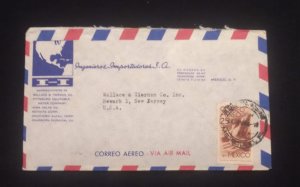 C) 1946. MEXICO. AIRMAIL ENVELOPE SENT TO USA. 2ND CHOICE