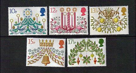 Great Britain Scott # 928-32. Christmas  MNH