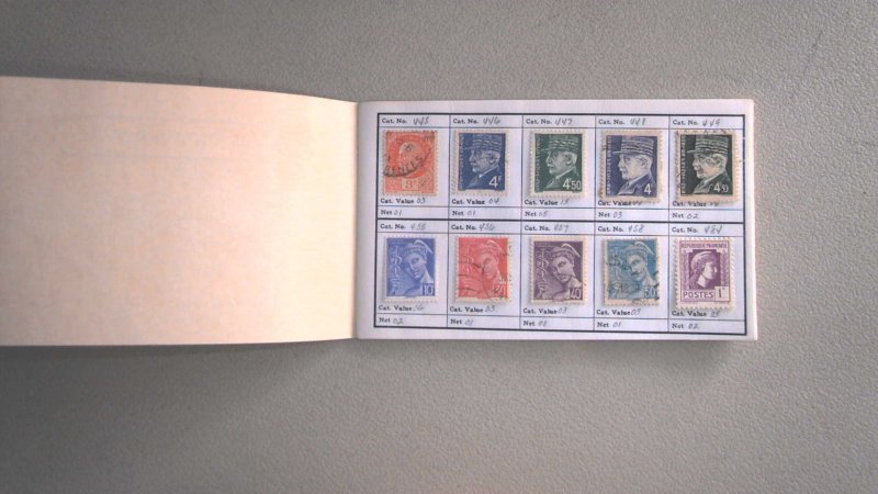 FRANCE COLLECTION IN APPROVAL BOOK, MINT/USED