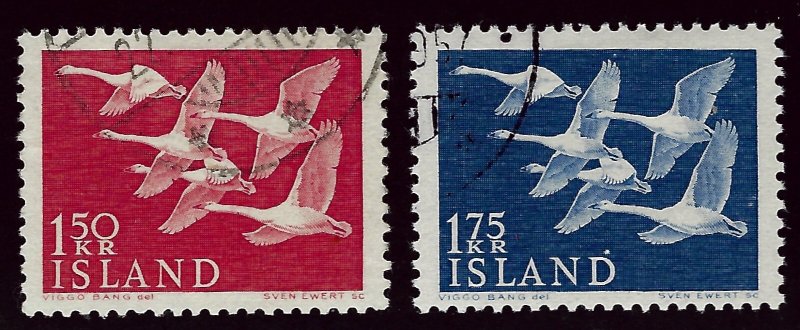 Iceland  SC#298-299 Used VF SCV$13.75...An Amazing Island!