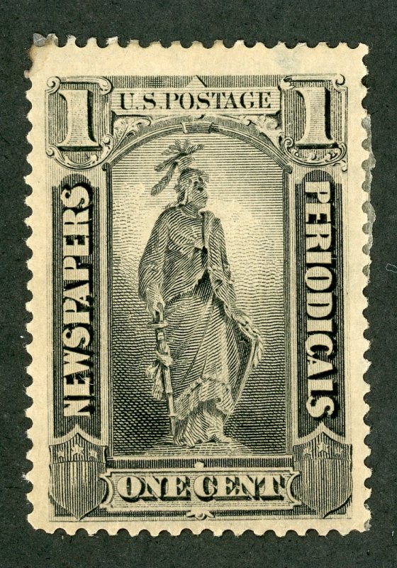 PR 81 Newspaper Stamp.  Unused excessive HR.