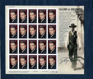 4421 Gary Cooper, MNH sheet/20 (#V1111)