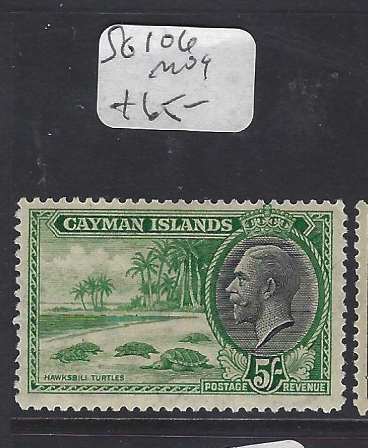   CAYMAN ISLANDS (P0412B) KGV   5/-  TURLES  SG 106   MOG