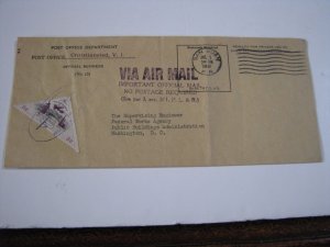 PUERTO RICO / Virgin Islands Aerovias Stamp MNH 1941 Cover - Airmail Very Rare