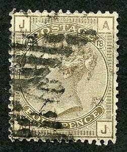 SG160 4d Grey-brown plate 18 (small tear at right) Cat 75 pounds