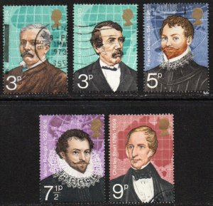 Great Britain Sc #689-693 Used