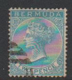 Bermuda SG 25  used  see description details