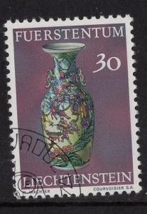 Liechtenstein   #545  1974   cancelled  vases  30rp