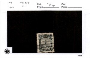 New Zealand, Postage Stamp, #OY15 Used, 1917 Lighthouse (AB)