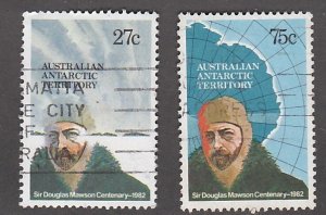 Australian Antarctic Terr.# L53-54, Sir Douglas Mawson, Used