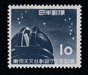 Japan # 591, Tokyo Observatory, Mint Hinged, 1/3 Cat.