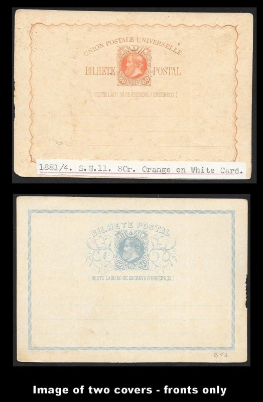 BRAZIL (115+ Pcs) Very Old Postal Stationery Collection c1880s to 1930s