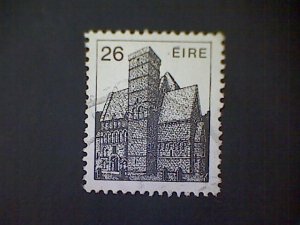 Ireland (Éire), Scott #550, used(o), 1991, Cormac's Chapel, 26p, black