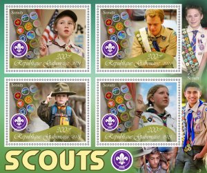 Stamps. Scouts 2024 year 1+1 sheets perforated  NEW