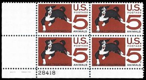 PCBstamps   US #1307 PB 20c(4x5c)Humane Treatment Animals, 28418, MNH, (PB-3)