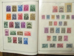 uncatalogued collection on pages Hungary AS: about 385 stamps