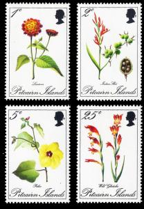 Pitcairn Islands 1970 Sc 110-13 MNH Pitcairn Wildflowers