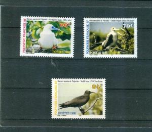Fr. Polynesia - Sc# 685-7. 1996 Birds. MNH $5.50.