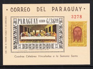 Paraguay 1007a Painting Souvenir Sheet MNH VF