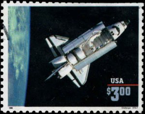 US #2544b $3.00 PRIORITY MAIL CHALLENGER USED